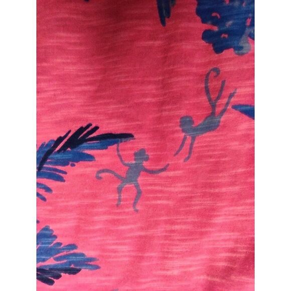 Lilly Pulitzer Surfcrest Tiki Pink Cotton Modal Swing Dress Size Medium - Picture 6 of 7